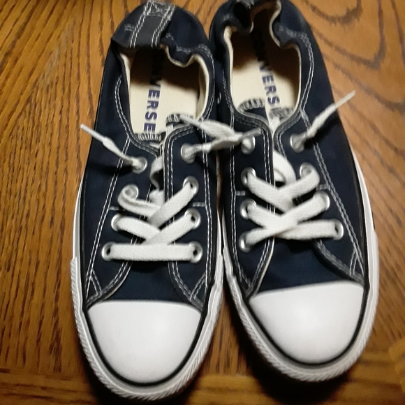 UNISEX Converse Navy Blue Chucks; NEVER WORN! - Picture 6 of 10